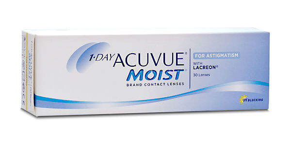 Acuvue : Acuvue 1 Day Moist Astigmatism - Daily 30 Pack