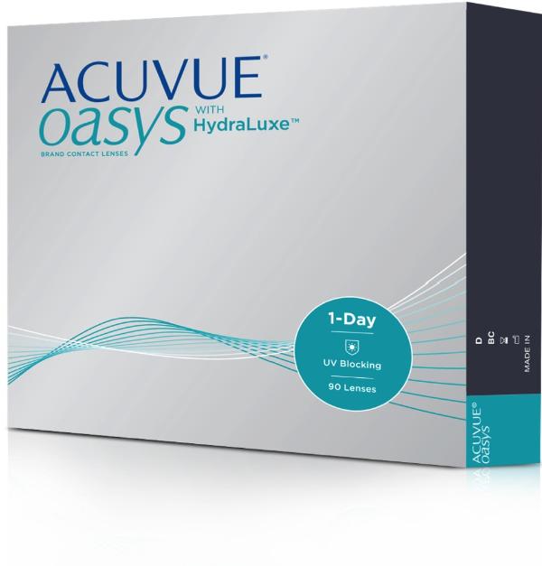 Acuvue : Acuvue Oasys 1 Day with HydraLuxe 90 Pack