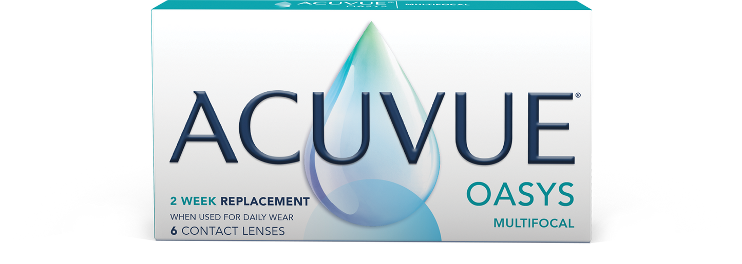 Acuvue : Acuvue Oasys Multifocal - Fortnightly 6 Pack - 12 Month Supply