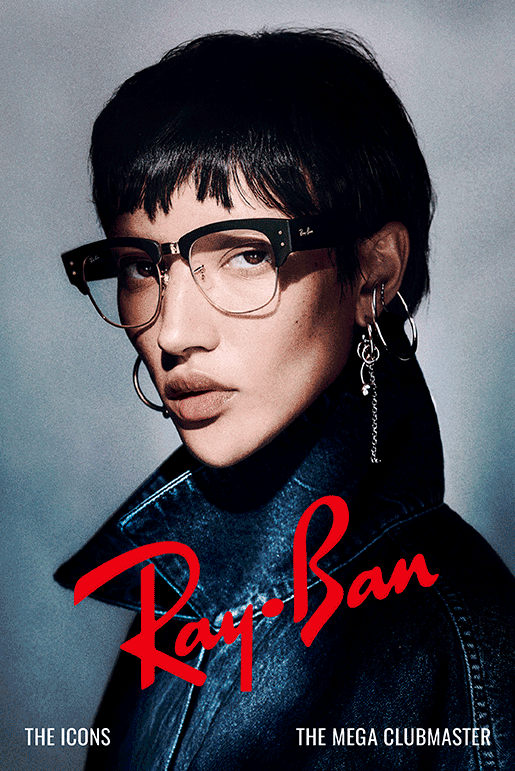 Ray-Ban Frame and singe vision stock lenses $275*