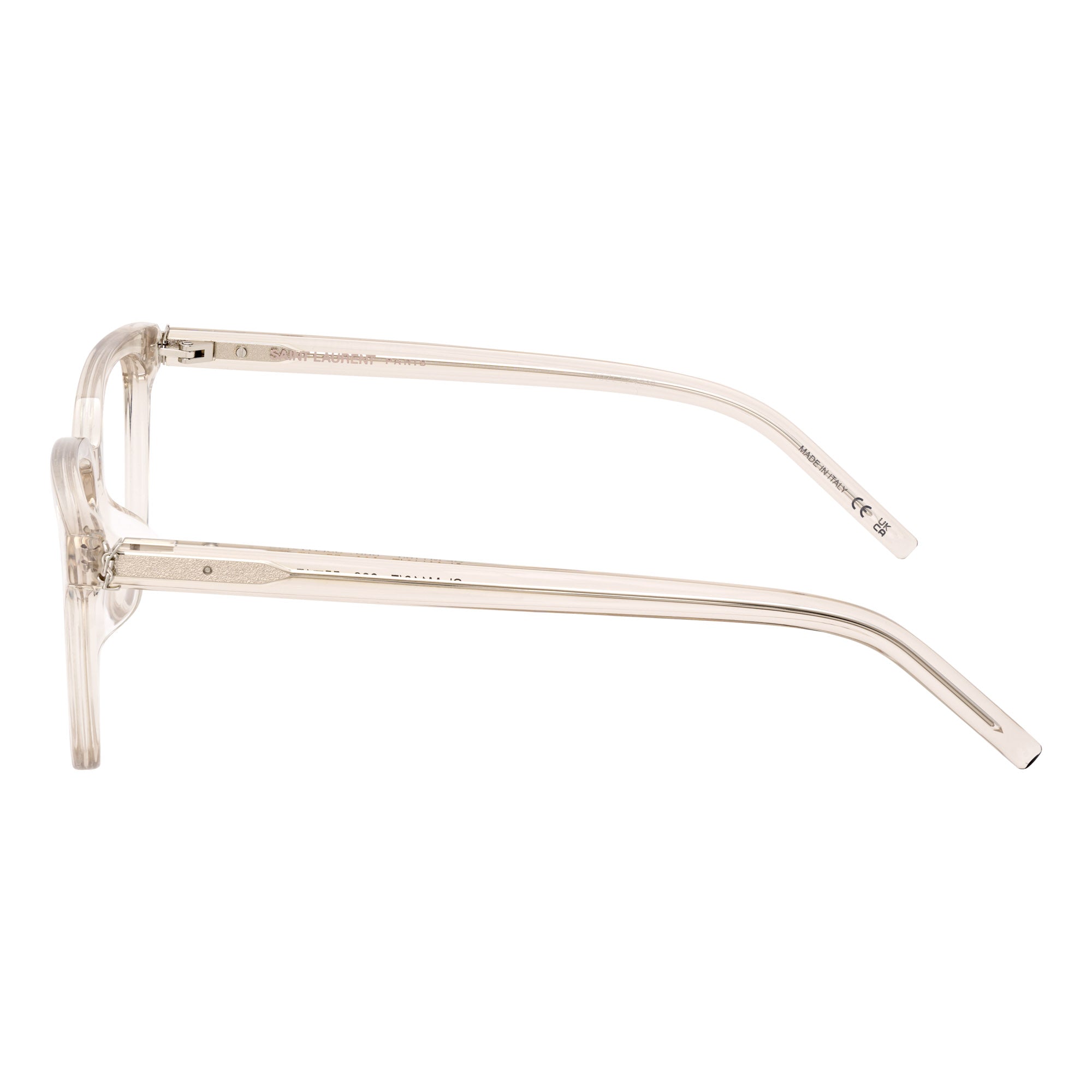 SAINT LAURENT スクエアフレムメカネ SLM110F 006 Saint Laurent Slm118 Black Female Square Optical Frames