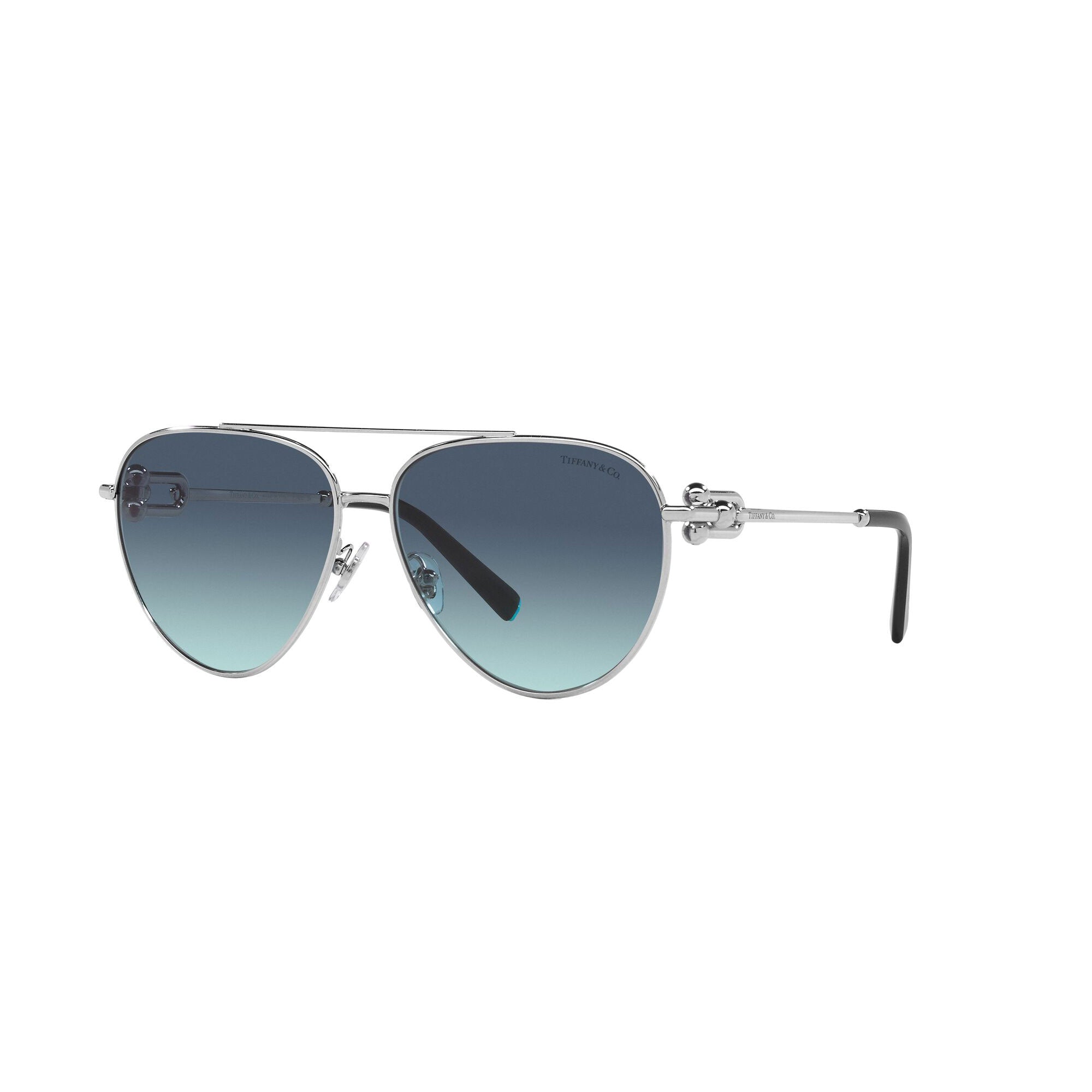 Tiffany Sunglasses in Dark Green Acetate with Green Lenses | Tiffany & Co.