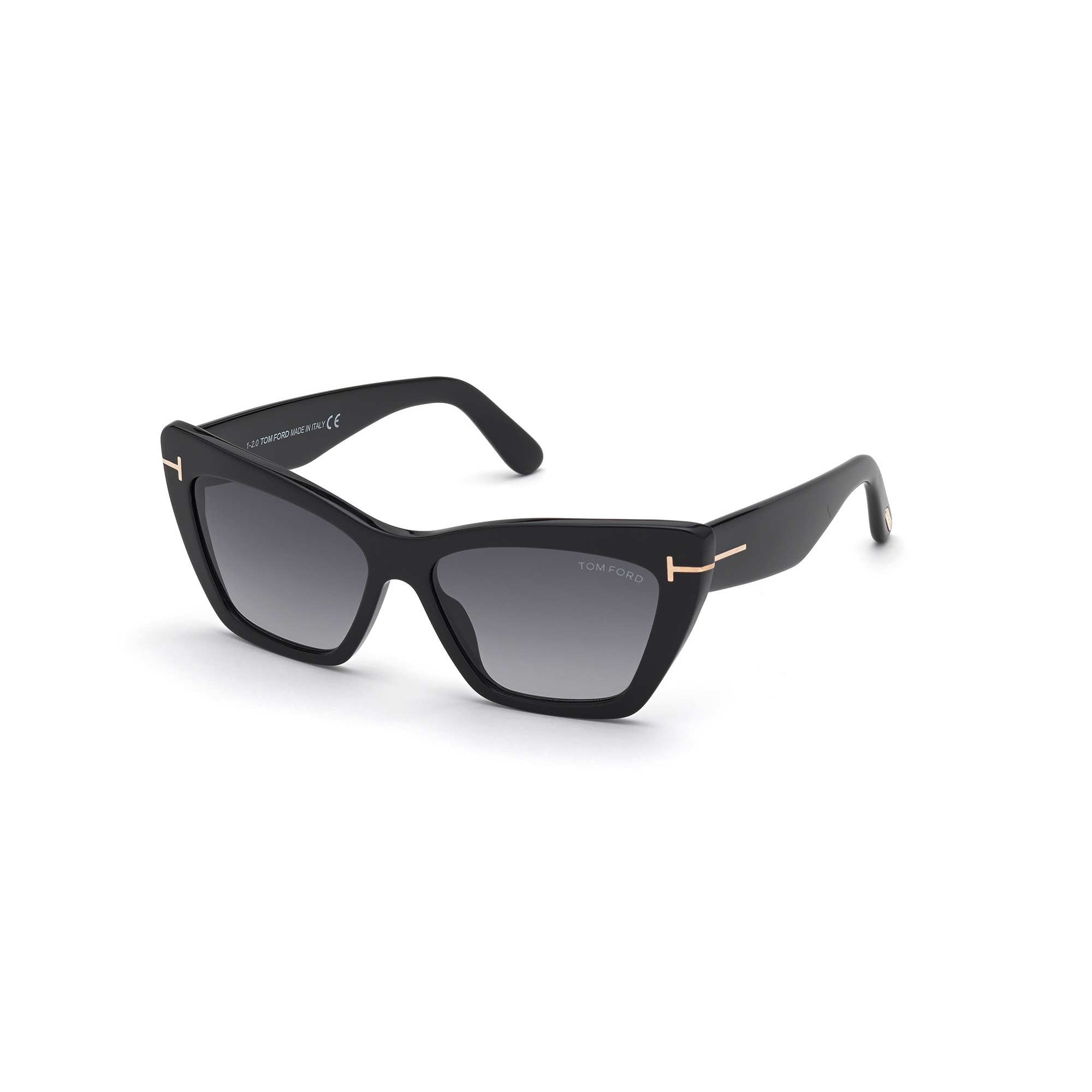 Tom Ford Sabrina Smoke Gradient Square Ladies Sunglasses FT0764 01B 58  889214096425 - Sunglasses, Sabrina - Jomashop