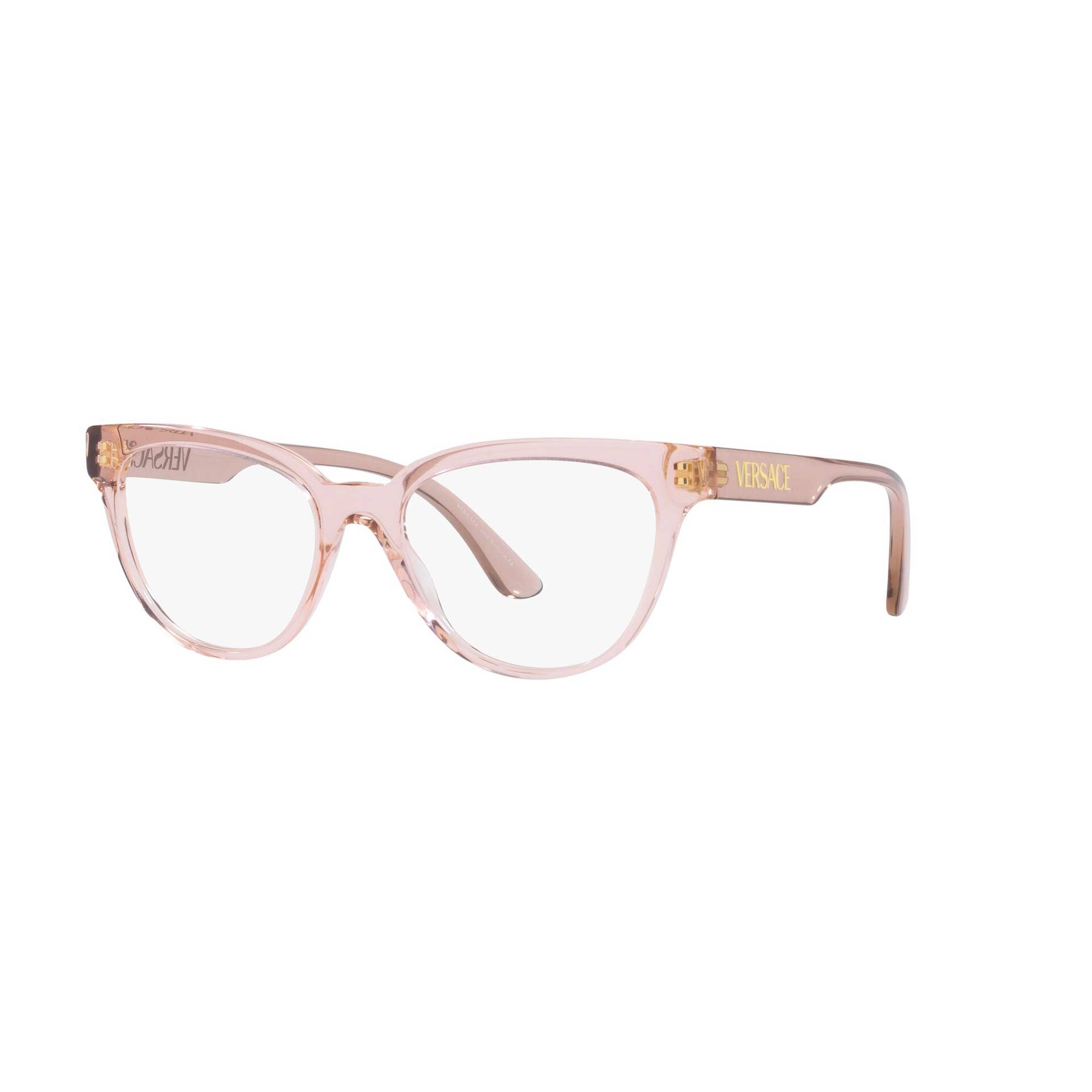 Versace Eyeglasses Model- MOD.3284-B Color-5288 Transparent Clear Brown -  YouTube