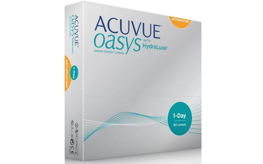 Acuvue : Acuvue Oasys 1 Day for Astigmatism - Daily - 4 Month Supply