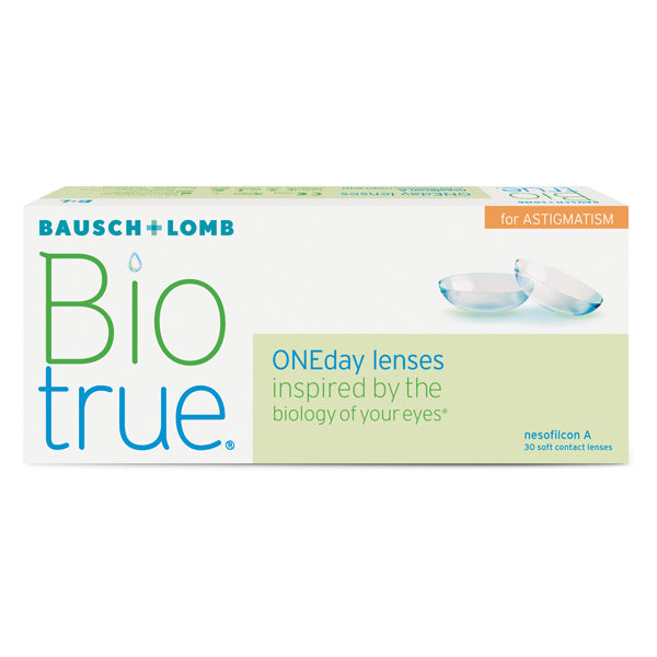 Bausch & Lomb : Biotrue ONEday for Astigmatism 30 Pack