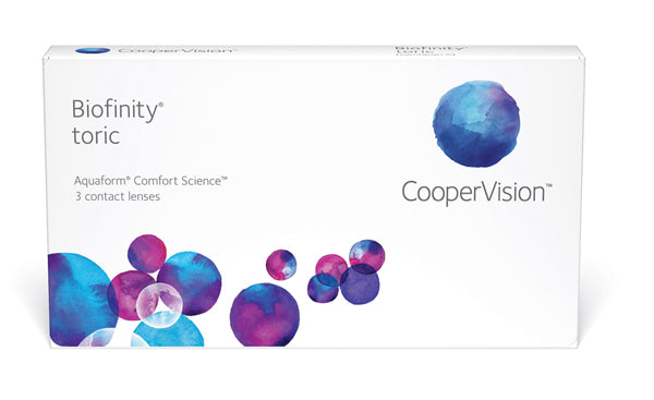 Biofinity : CooperVision Biofinity Toric Monthly 3 Pack