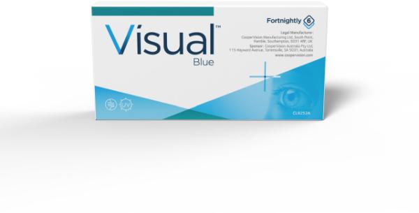 Visual Blue Fortnightly Sphere 6 Pack Contact Lenses | Bupa Optical