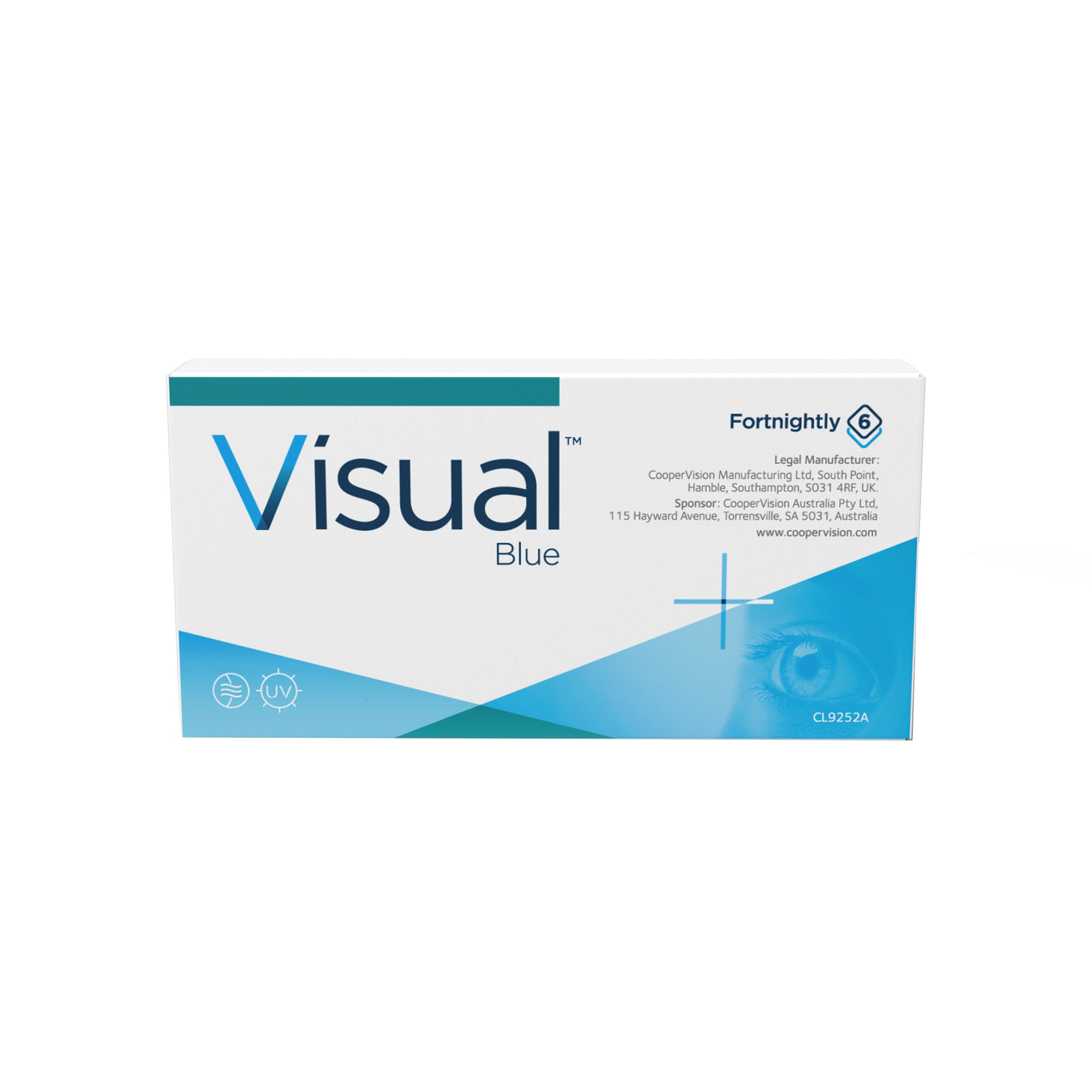 Visual Blue Fortnightly Sphere 6 Pack Contact Lenses | Bupa Optical